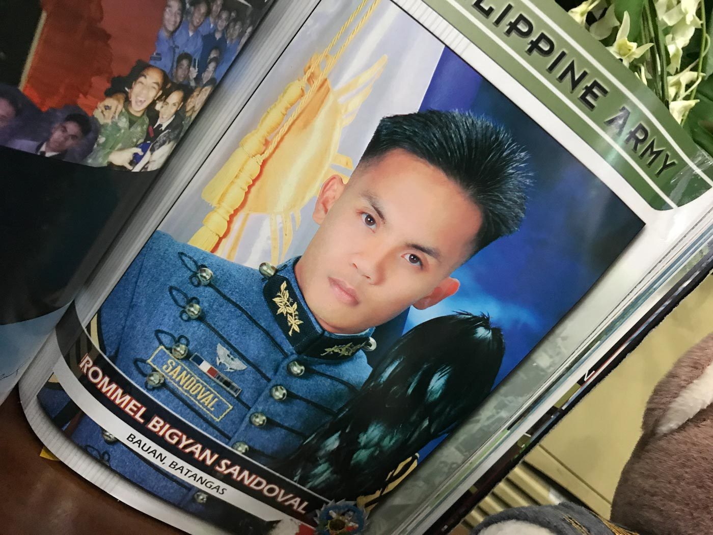 LOVE FOR COUNTRY. Captain Sandoval was a member of the PMA Class 2005. Photo by Franz Lopez/Rappler   