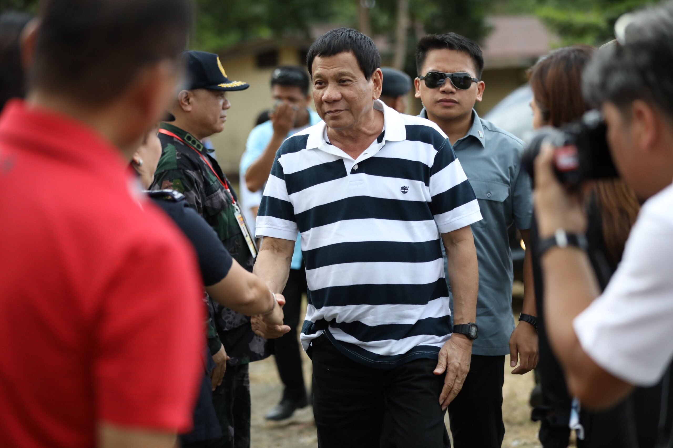 Duterte makes 1st public appearance in 5 days