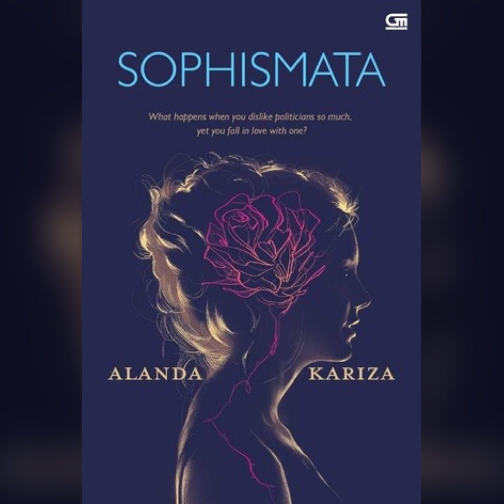 Sampul novel terbaru Alanda Kariza, 'Sophismata'.  