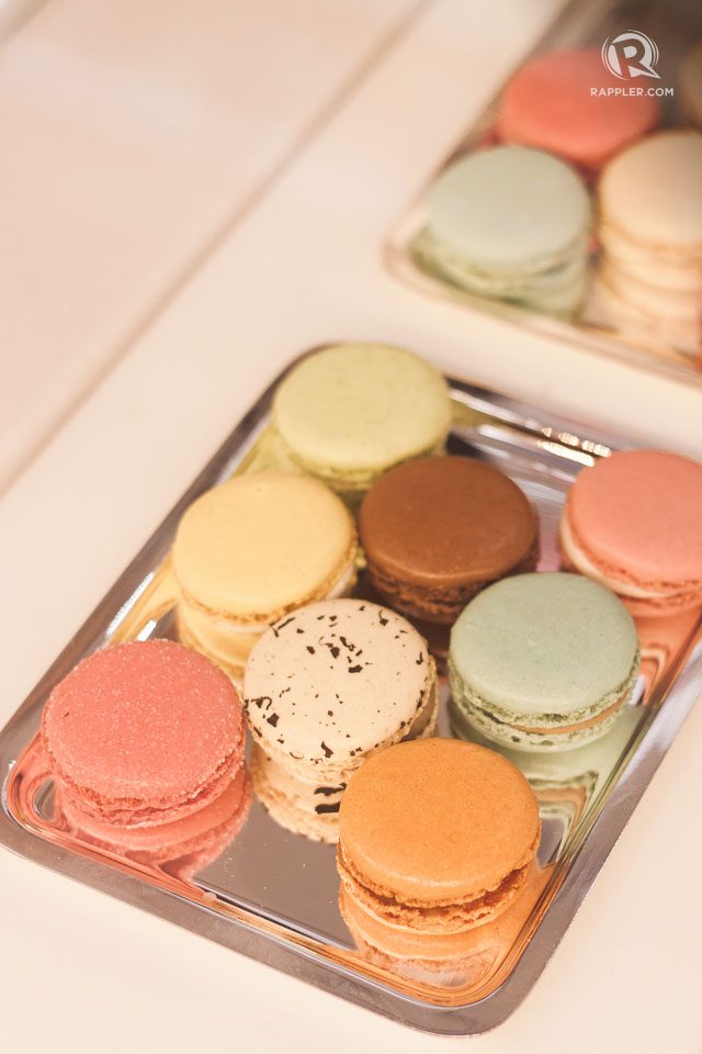 EXQUISITE. Macarons are Ladurée's claim to fame. It offers an array of classic and seasonal flavors such as (from top, left) Strawberry Candy Guimauve, Lemon, Pistachio, Earl Grey, Chocolate, Salted Caramel, Marie-Antoinette, and Rose* 