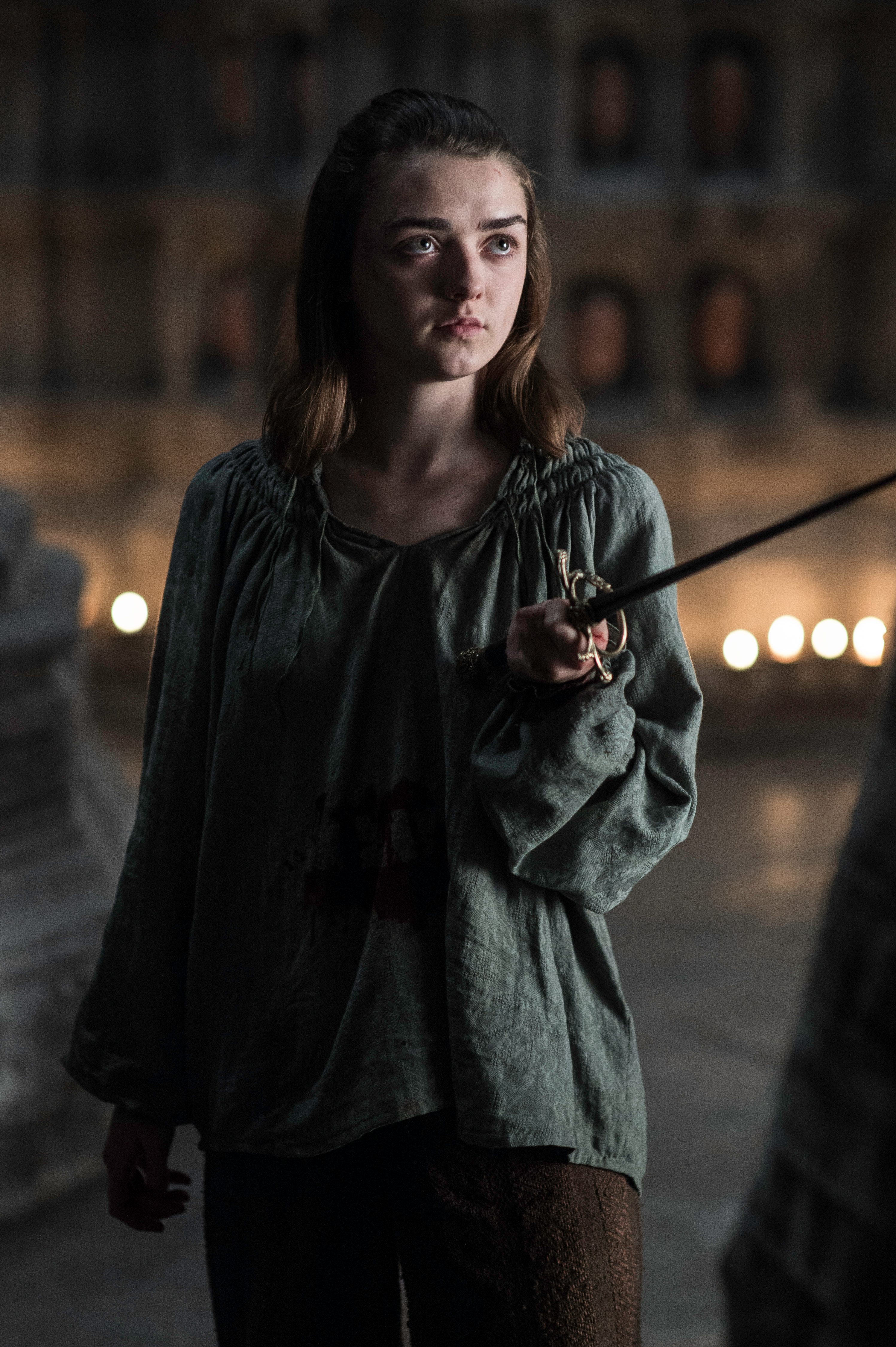 VALAR MORGHULIS. Having completed her training, Arya returns to Westeros to accomplish her hit list. Photo by Helen Sloan/HBO  