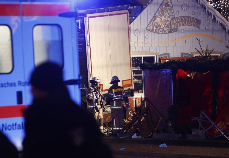 12 dead as truck plows into Berlin Christmas market