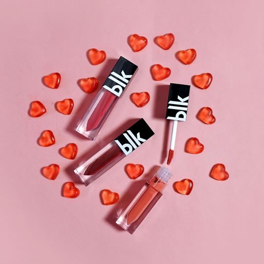 NEW LIPPIES. Anne Curtis and blk cosmetics comes out with a Valentine's limited collection of matte liquid lipsticks. Photo from Facebook/blk cosmetics ph 