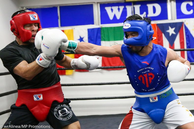 Pacquiao goes savage mode in sparring