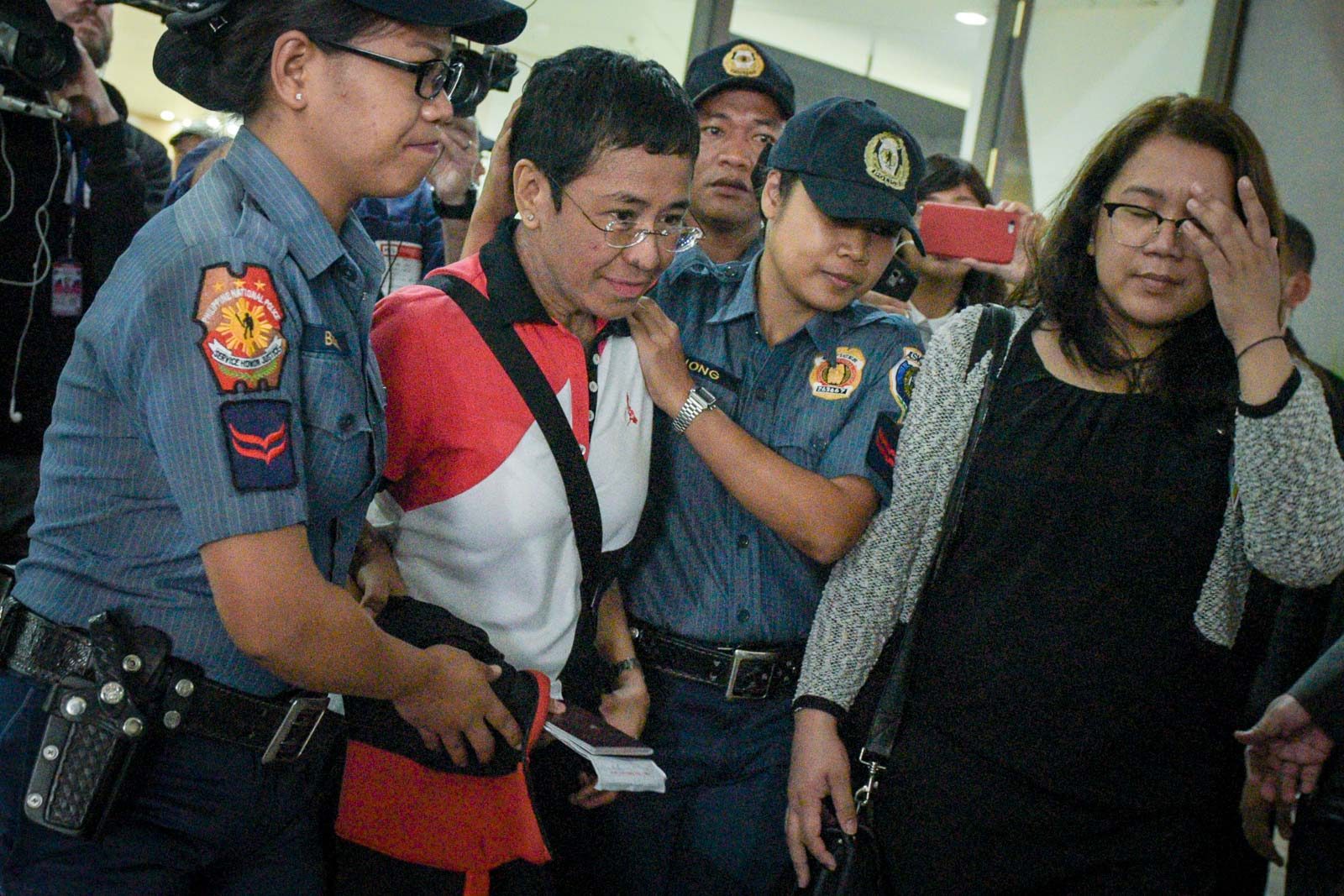 Maria Ressa arrested at NAIA over Anti-Dummy Law