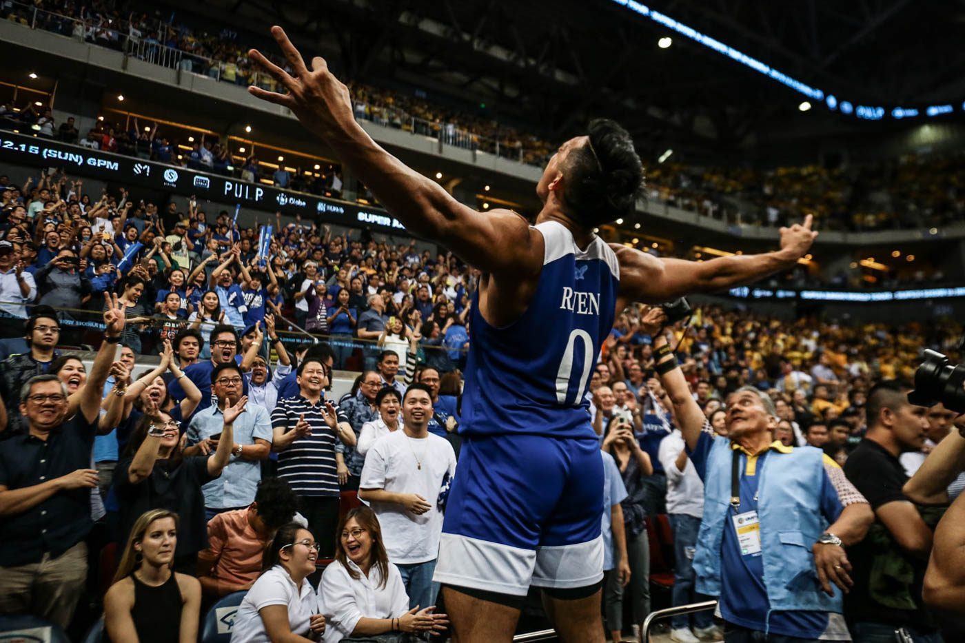 IN PHOTOS: Ateneo Blue Eagles relish three-peat and a sweep