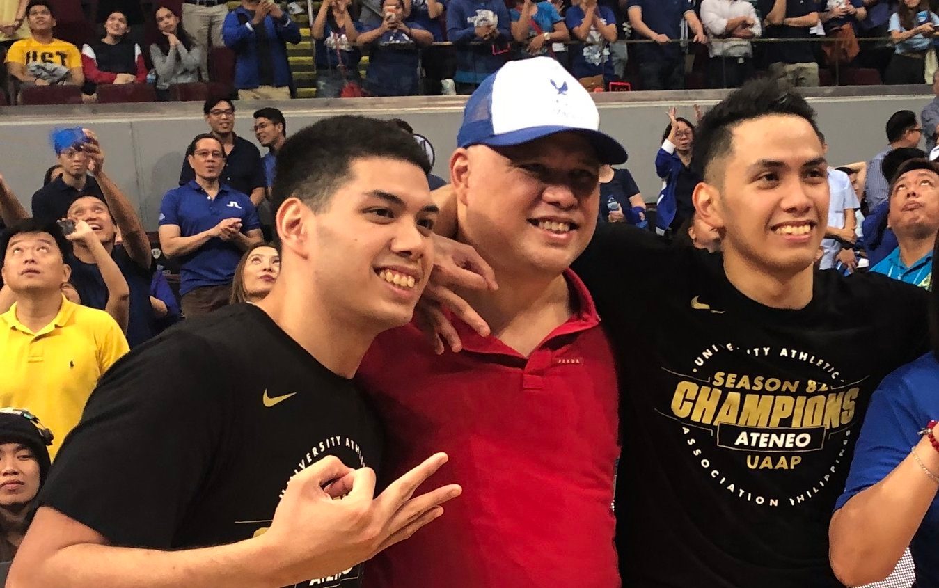Two-time champ Jet Nieto proud of twin sons’ Ateneo 3-peat