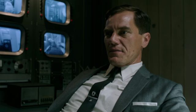 CRUELTY. Michael Shannon's character Strickland vows to do anything to assert his authority. 