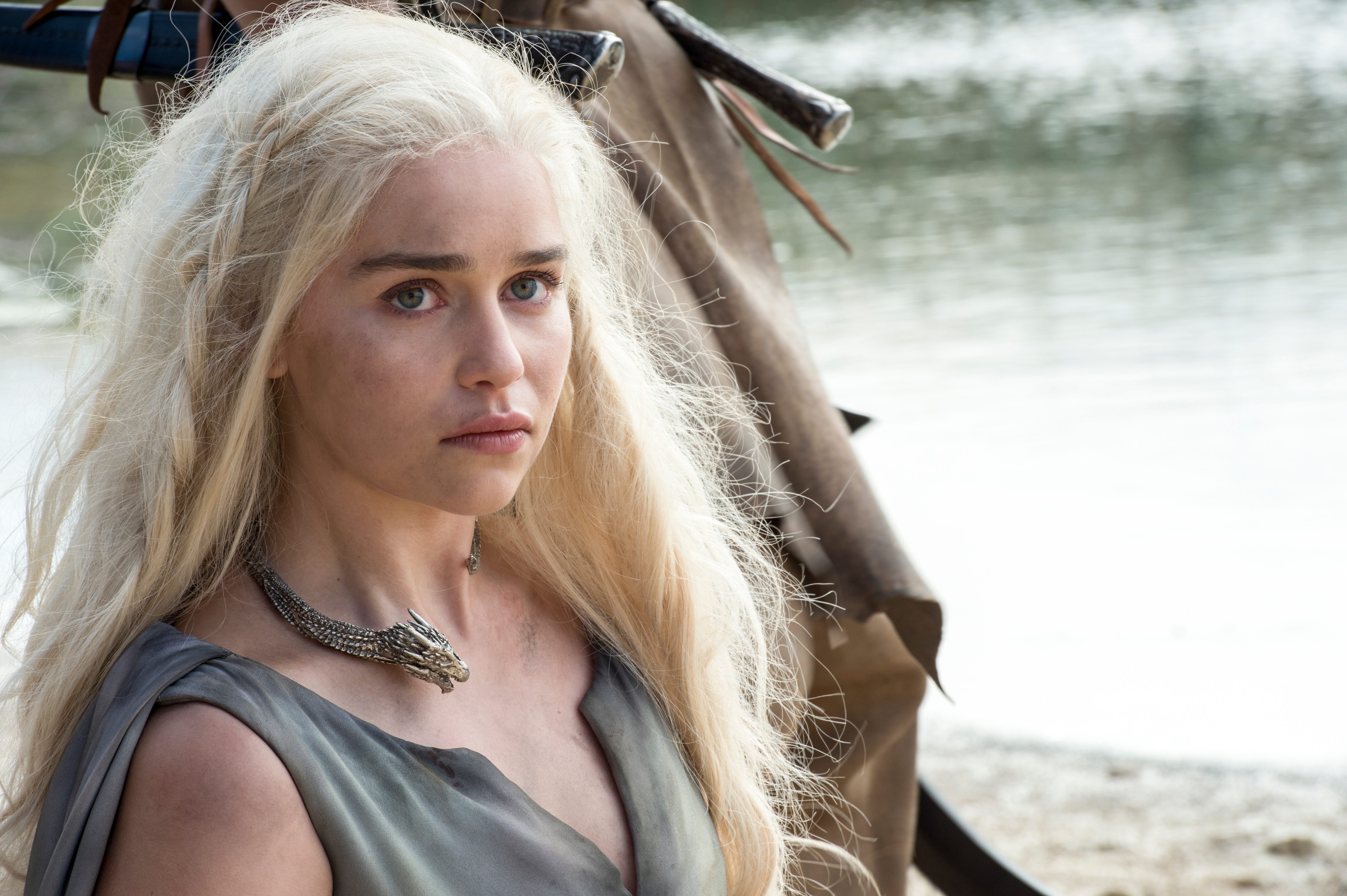 Emilia Clarke as Daenerys Targaryen. Photo by Macall B. Polay/HBO 