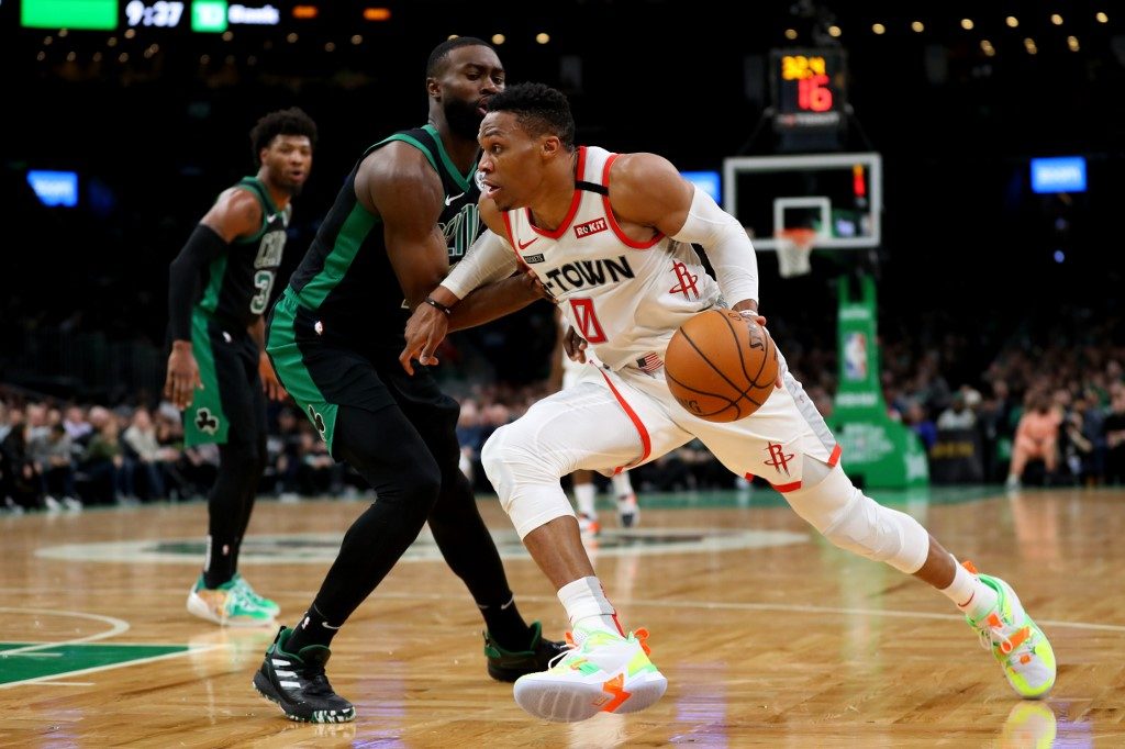 Westbrook racks up 41 as Rockets edge Celtics in OT thriller