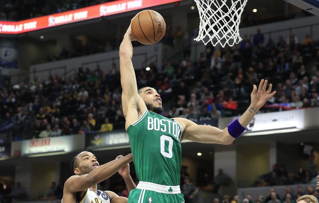 Tatum, Hayward star as Celtics book playoffs berth