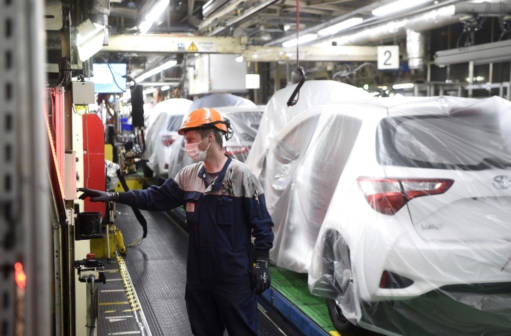 Slow restart for Toyota factory in French virus lockdown
