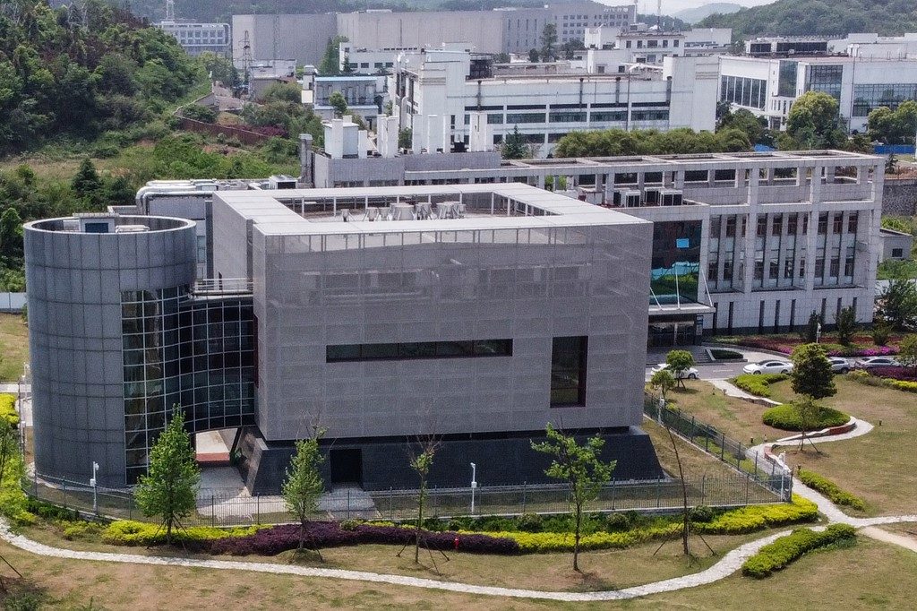 LAB. The P4 laboratory at the Wuhan Institute of Virology in Wuhan in China's central Hubei province on April 17, 2020. Photo by Hector Retamal/AFP 