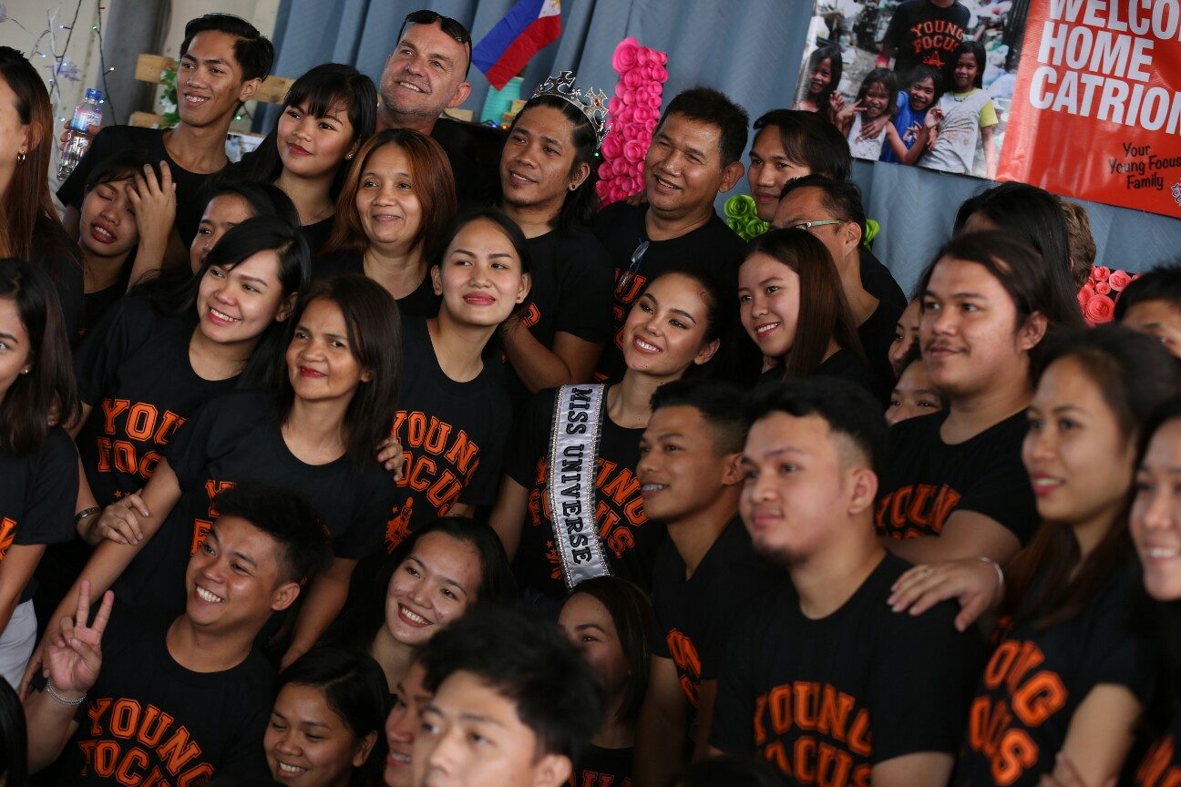 IN PHOTOS: Catriona Gray visits Young Focus, Love Yourself, Smile Train