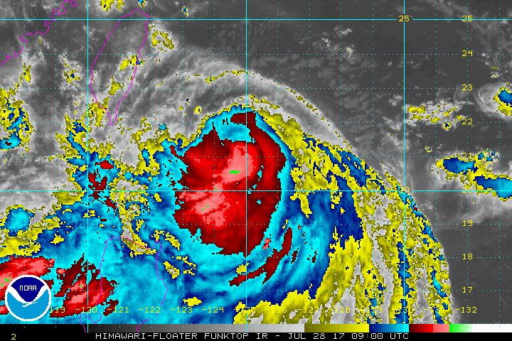 Gorio now a typhoon, Batanes under signal no. 2