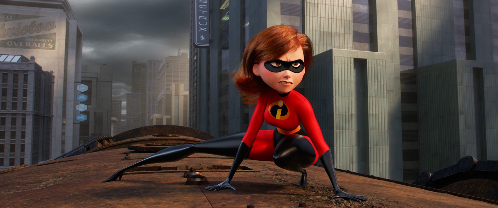 SHE'S BACK. Elastigirl may have hung up her supersuit when the supers were lying low, but in 'Incredibles 2,' she's recruited to lead a campaign to bring them back into the spotlight. With the full support of her family behind her, Helen finds she's still at the top of her game when it comes to fighting crime.  