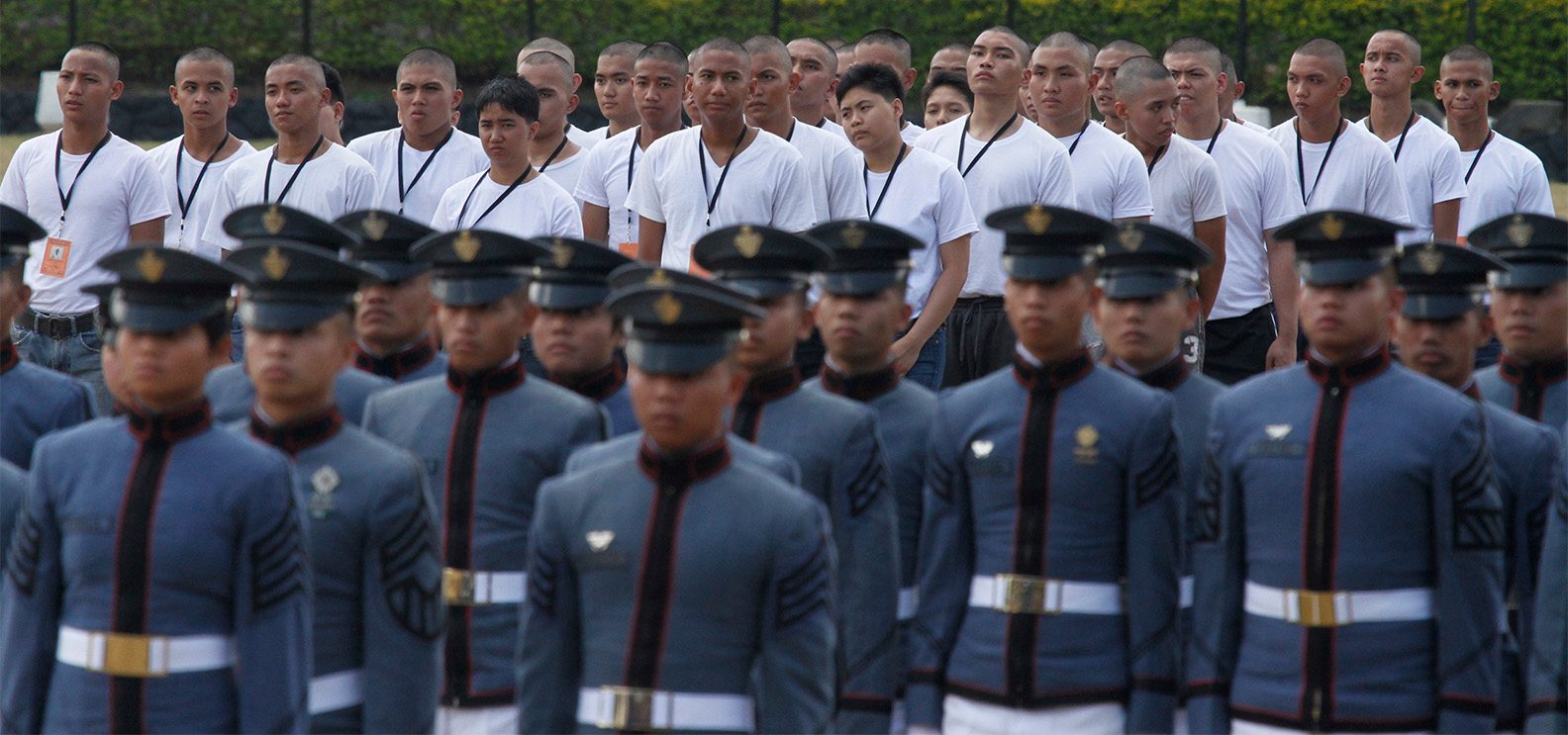 IN PHOTOS: PMA reception rites for 297 incoming cadets