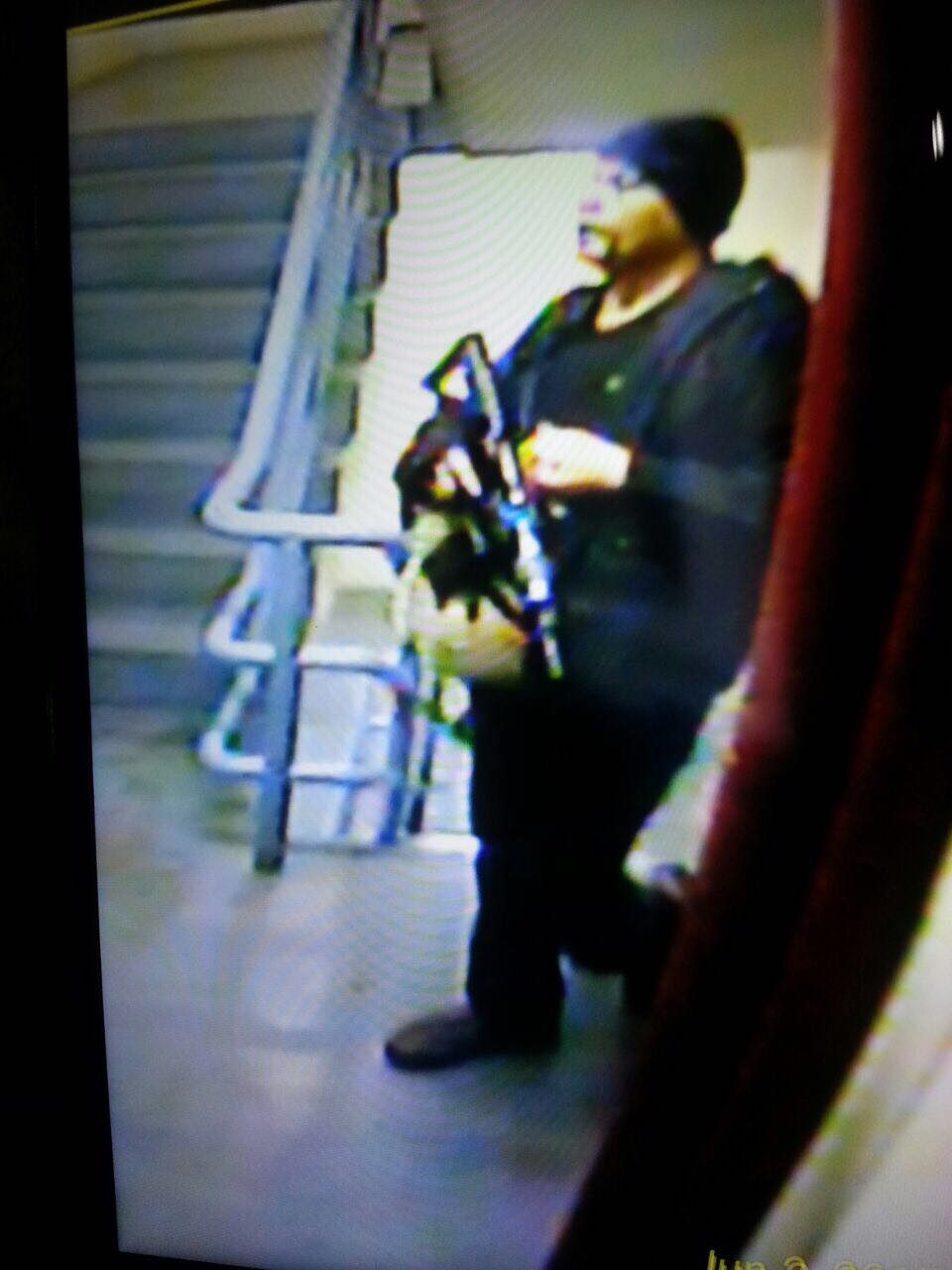 GUNMAN. Police release a photo of the gunman, captured by the hotel's CCTV. Courtesy of SPD  