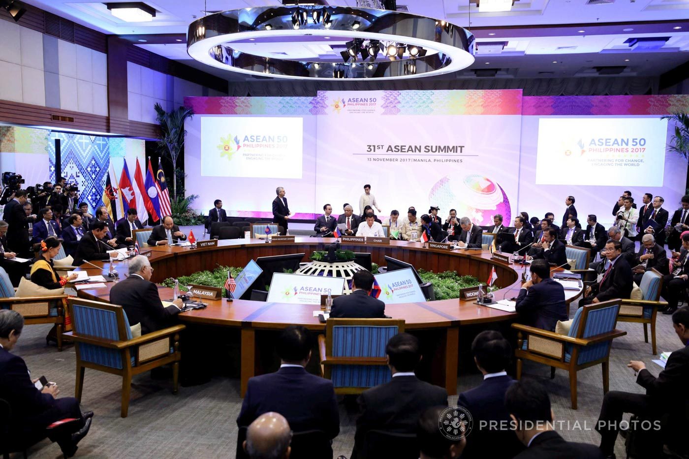 COUNTER-TERRORISM. Commitments to fight radicalization is one of the outputs of the 31st ASEAN Summit. Presidential photo  