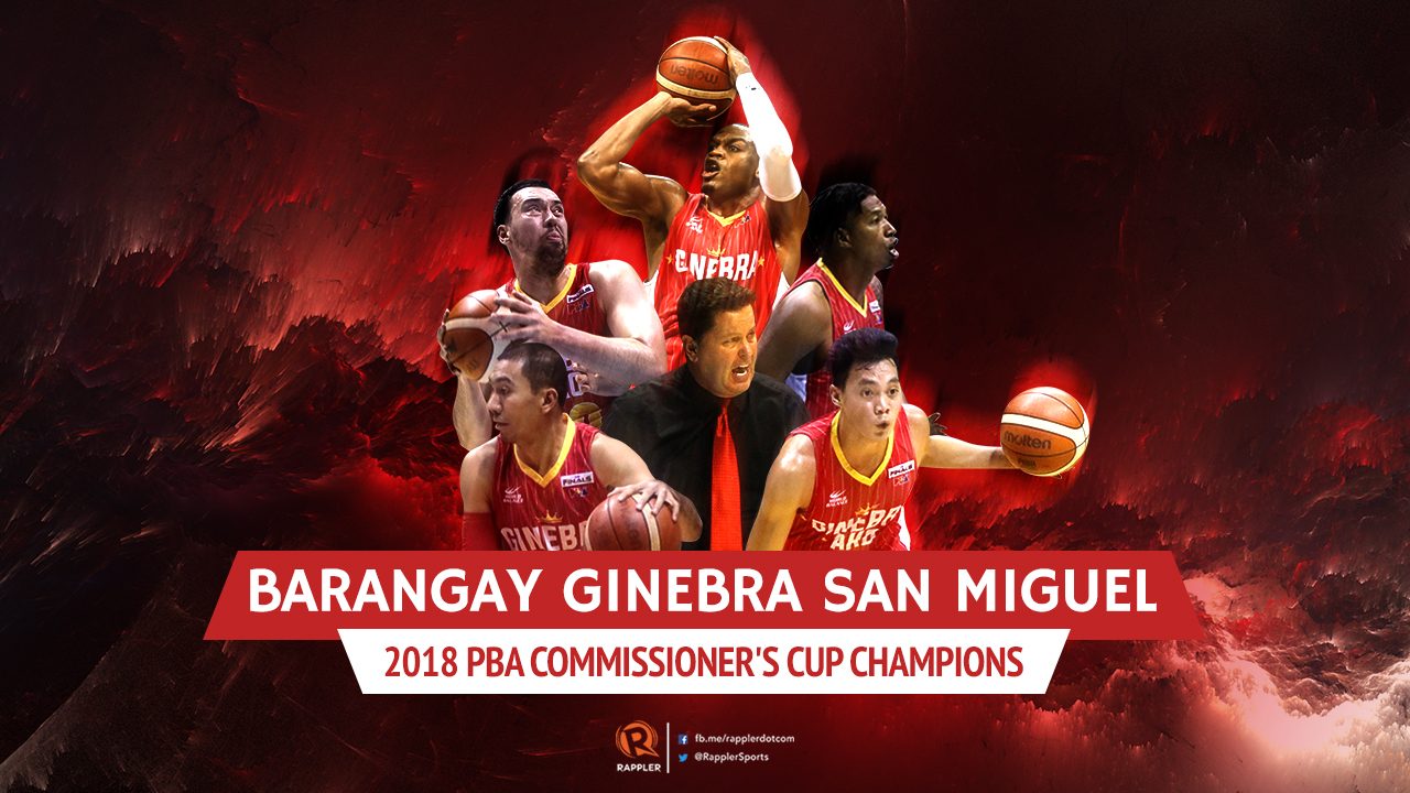 Ginebra finishes off San Miguel for PBA Commissioner’s Cup crown