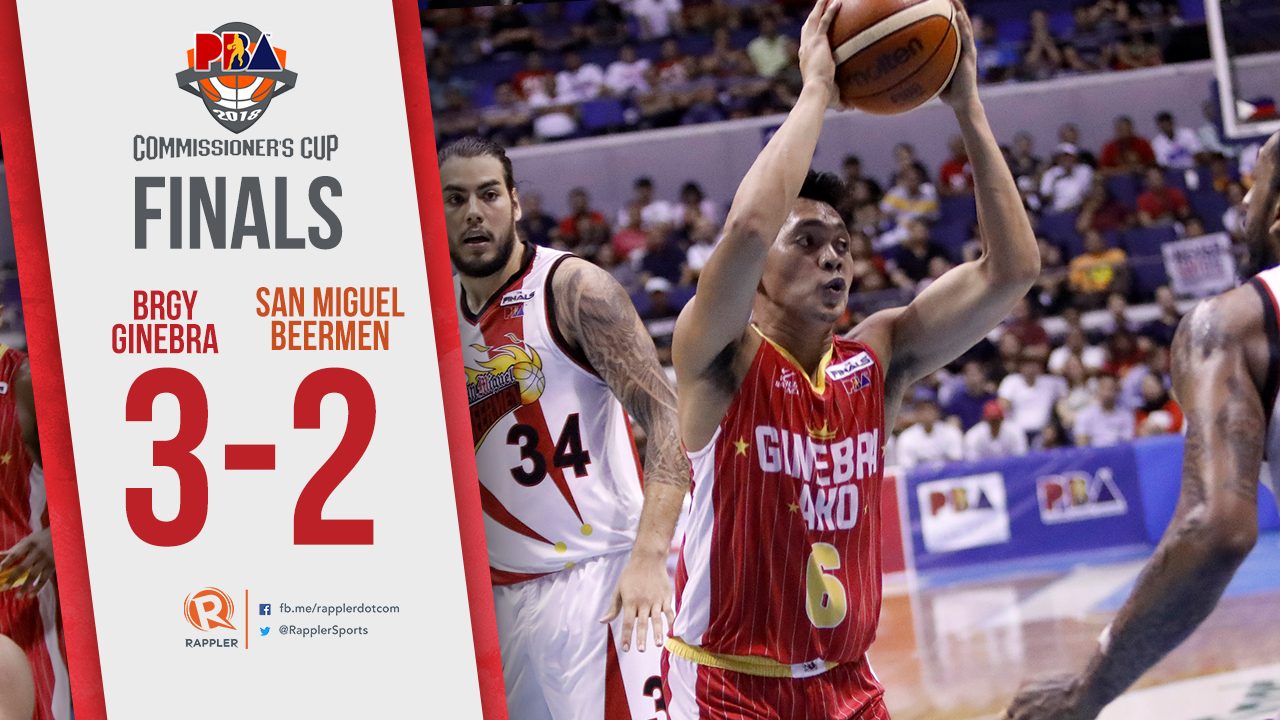Thompson proves clutch as Ginebra nips San Miguel in Game 5