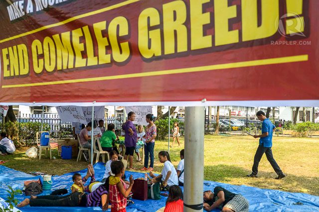 Groups call on Comelec to ‘end greed’