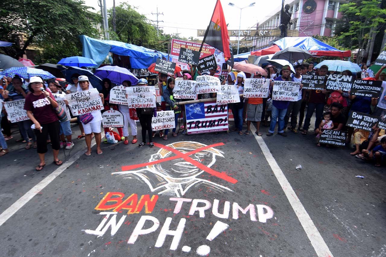 ASEAN PROTESTS. On November 10, 2017, militant groups stage a series of protests ahead of the ASEAN Summit.   