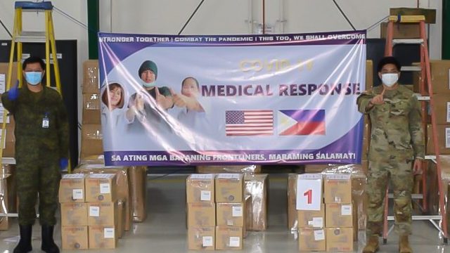 U.S. delivers P10 million worth of medical supplies, PPE sets to PH