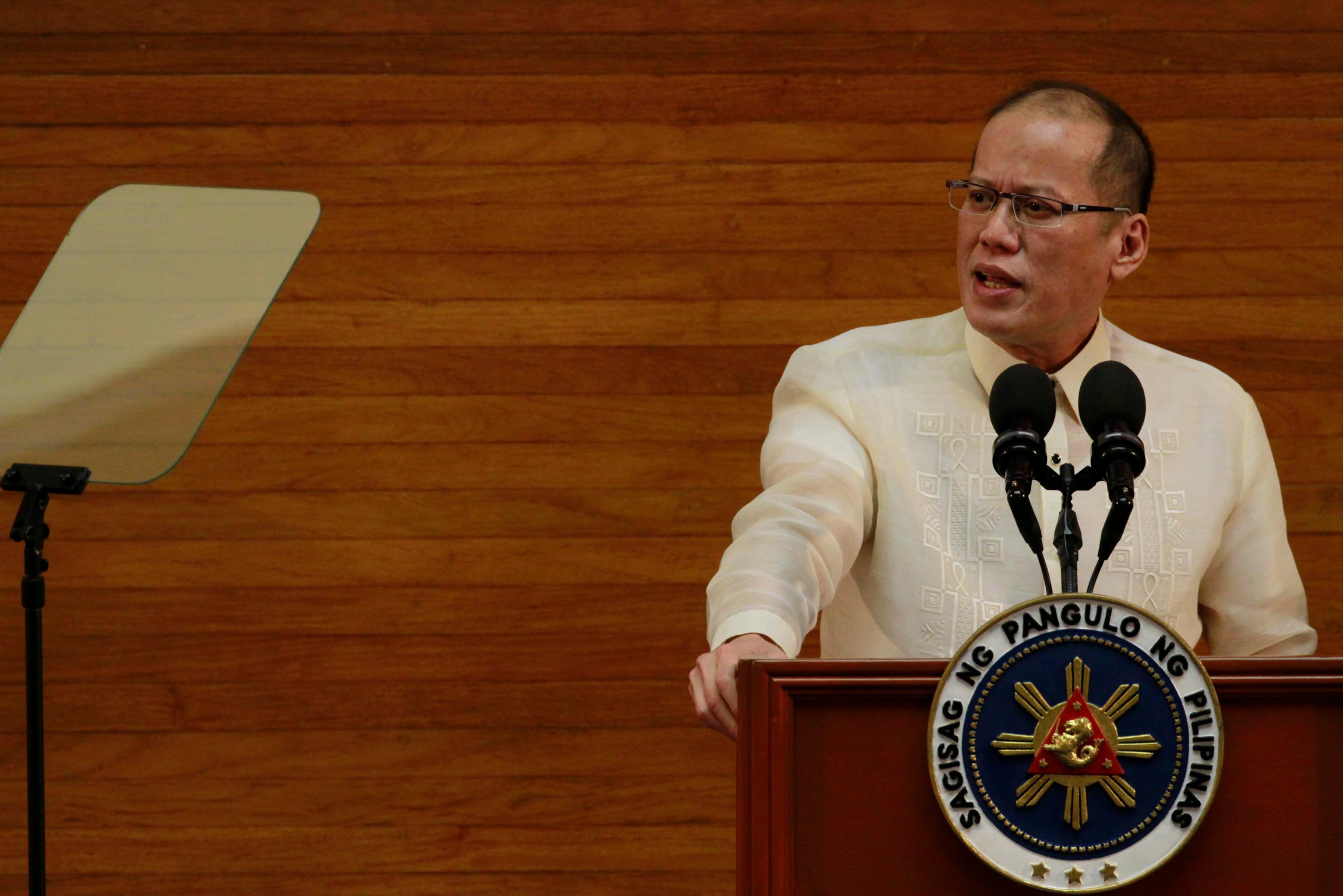 PNOY'S SONA. Former president Benigno S. Aquino III delivers his 6th and last State of the Nation Address (SONA) during the Joint Session of the 16th Congress at the Session Hall of the House of Representatives Complex in Constitution Hills, Quezon City. Photo by Rey Baniquet/Malacañang Photo Bureau  