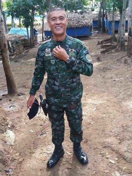 FATHER OF 2. PO3 Mangaldan was expecting a third child, but his wife was not able to tell him before he passed away. Photo courtesy of WMSU Law Students Association.  
