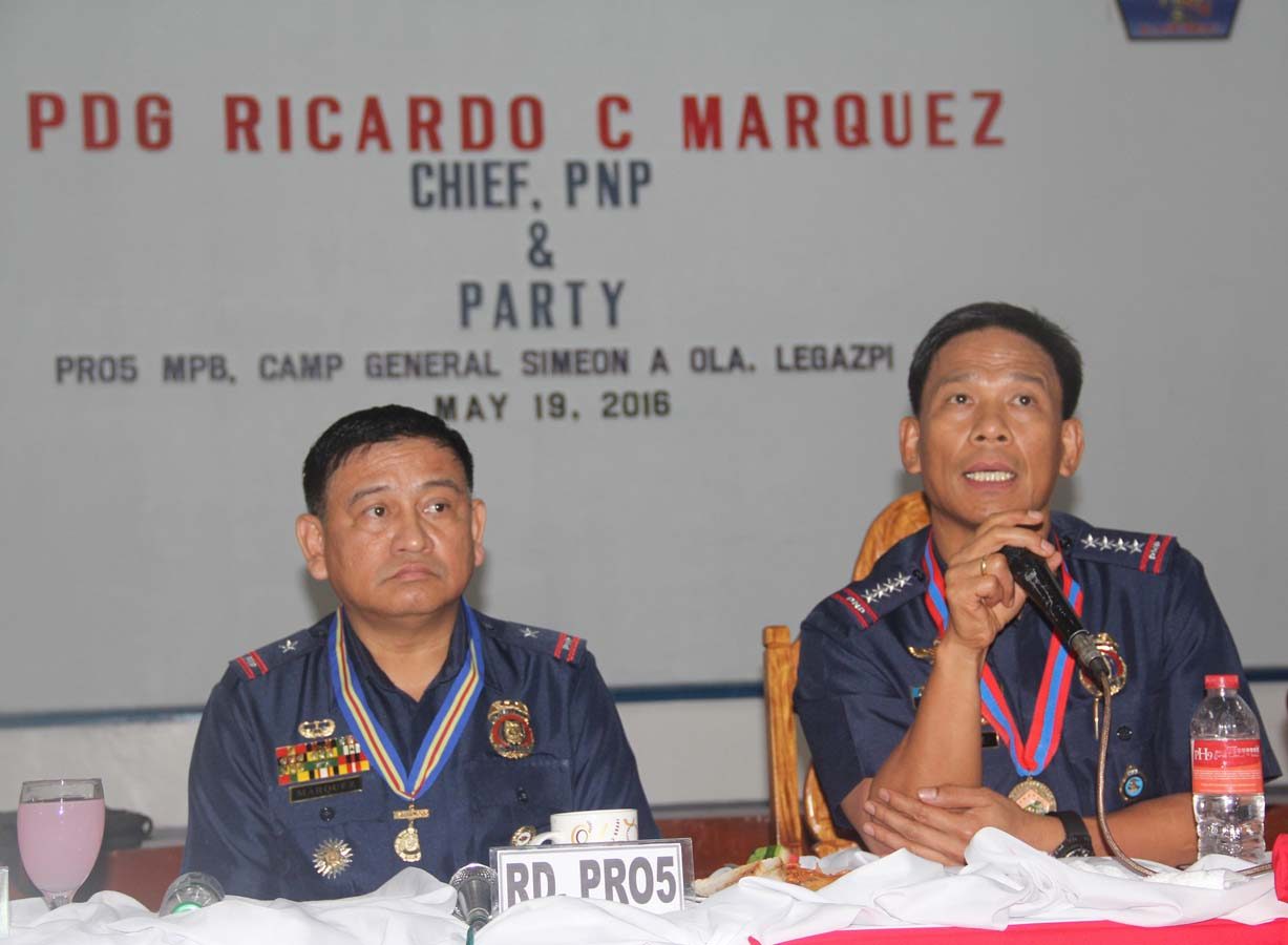 PNP chief: Bicol had ‘most peaceful’ 2016 elections