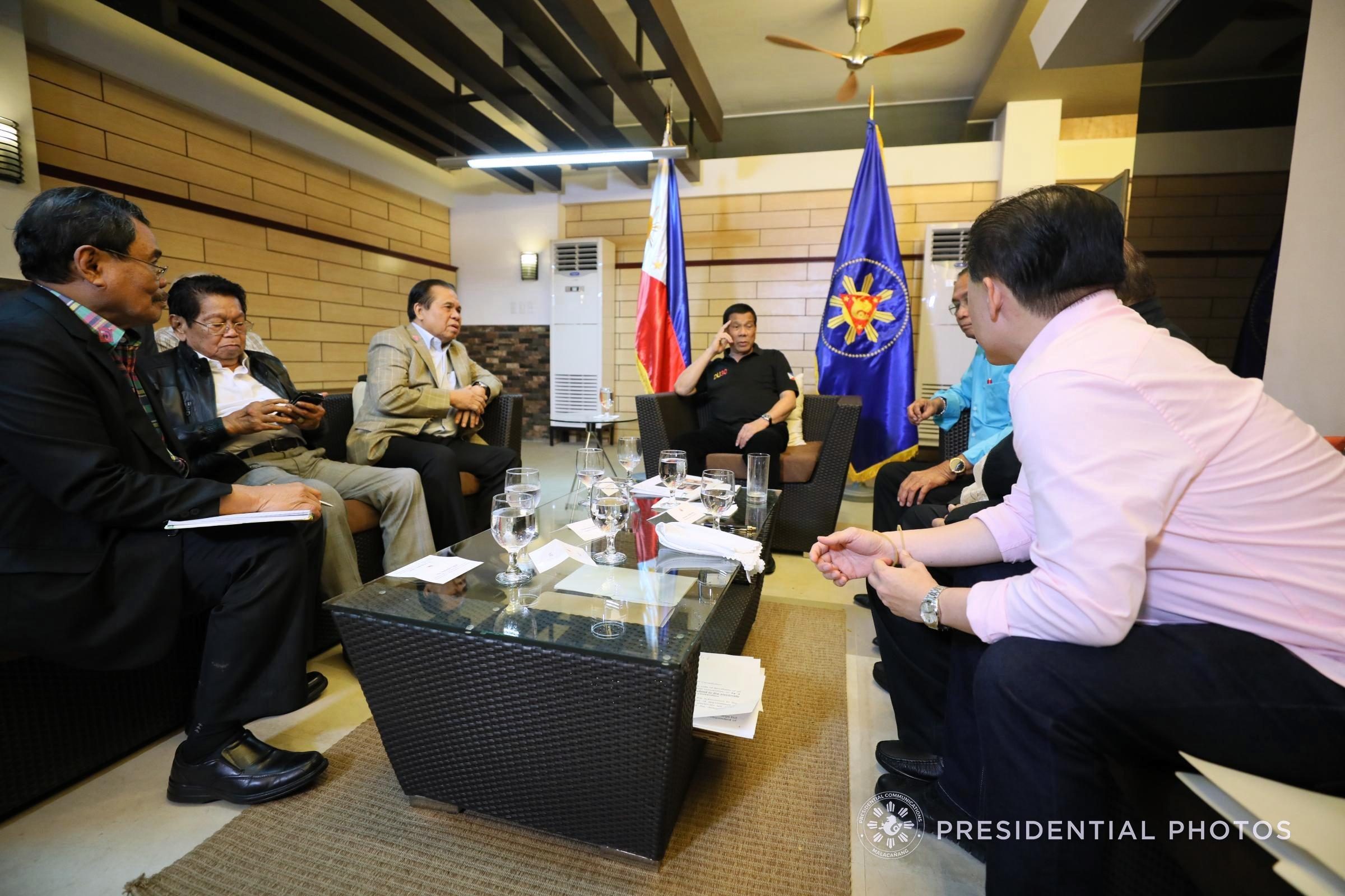 In meeting with Duterte, lawmakers vow to pass BBL by May