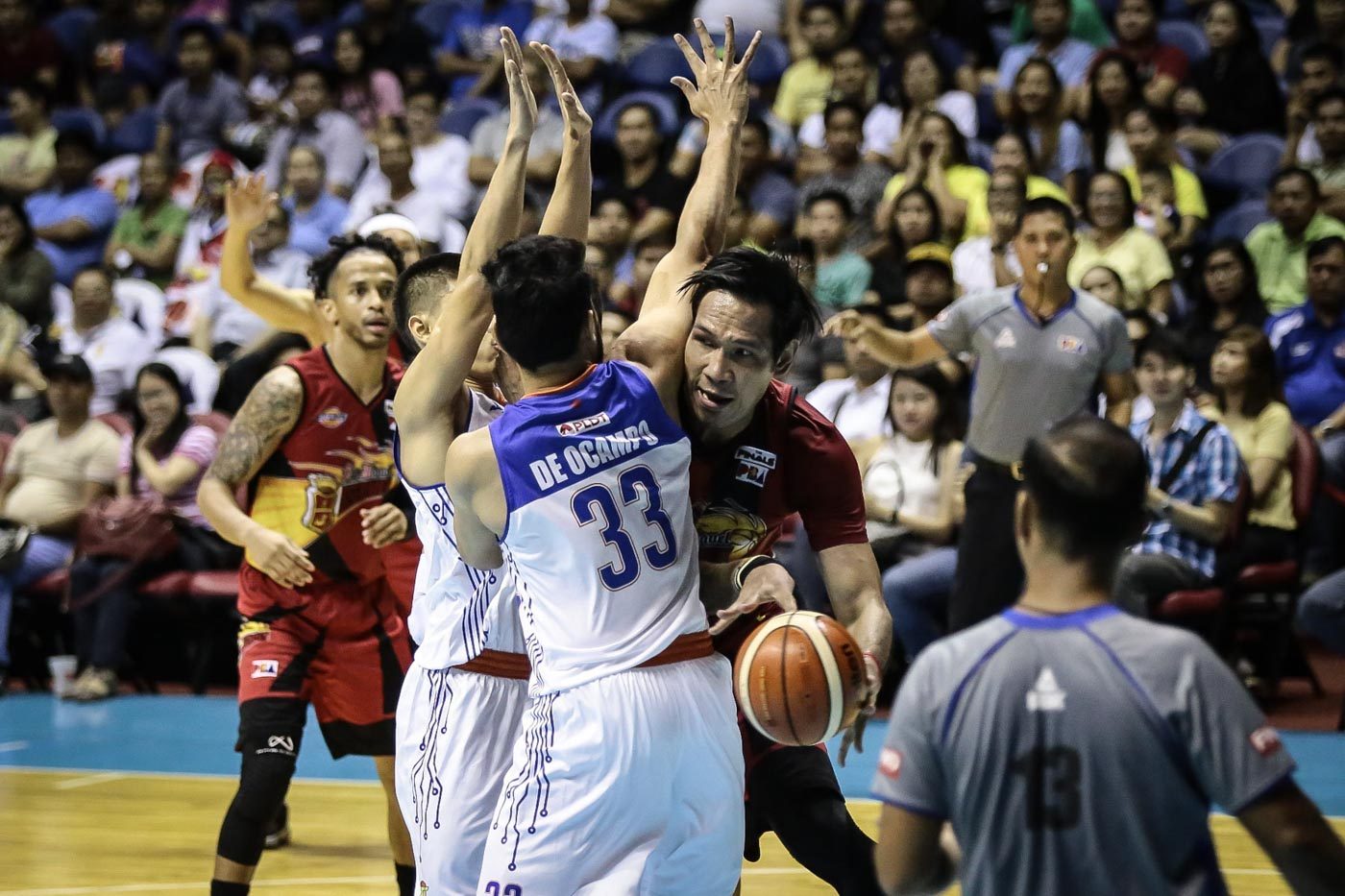 San Miguel knocks down TNT by 14 points in Game 2