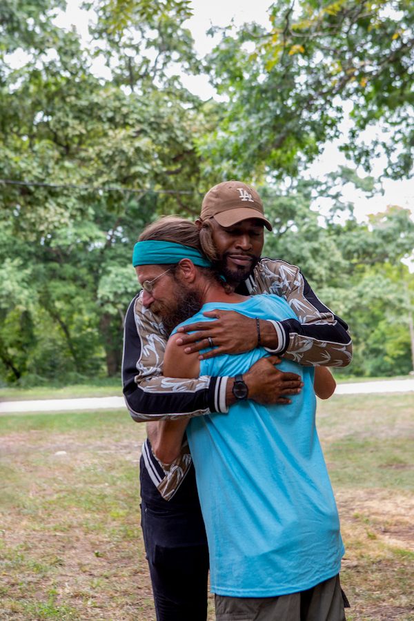 SHARING THE LOVE. Karamo shares a moment with Joey, a camp counselor they worked with in the second episode of the season. Photo courtesy of Netflix 