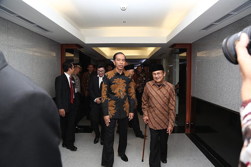 FOTO: Jokowi, SBY, dan Habibie resmikan gedung baru KPK
