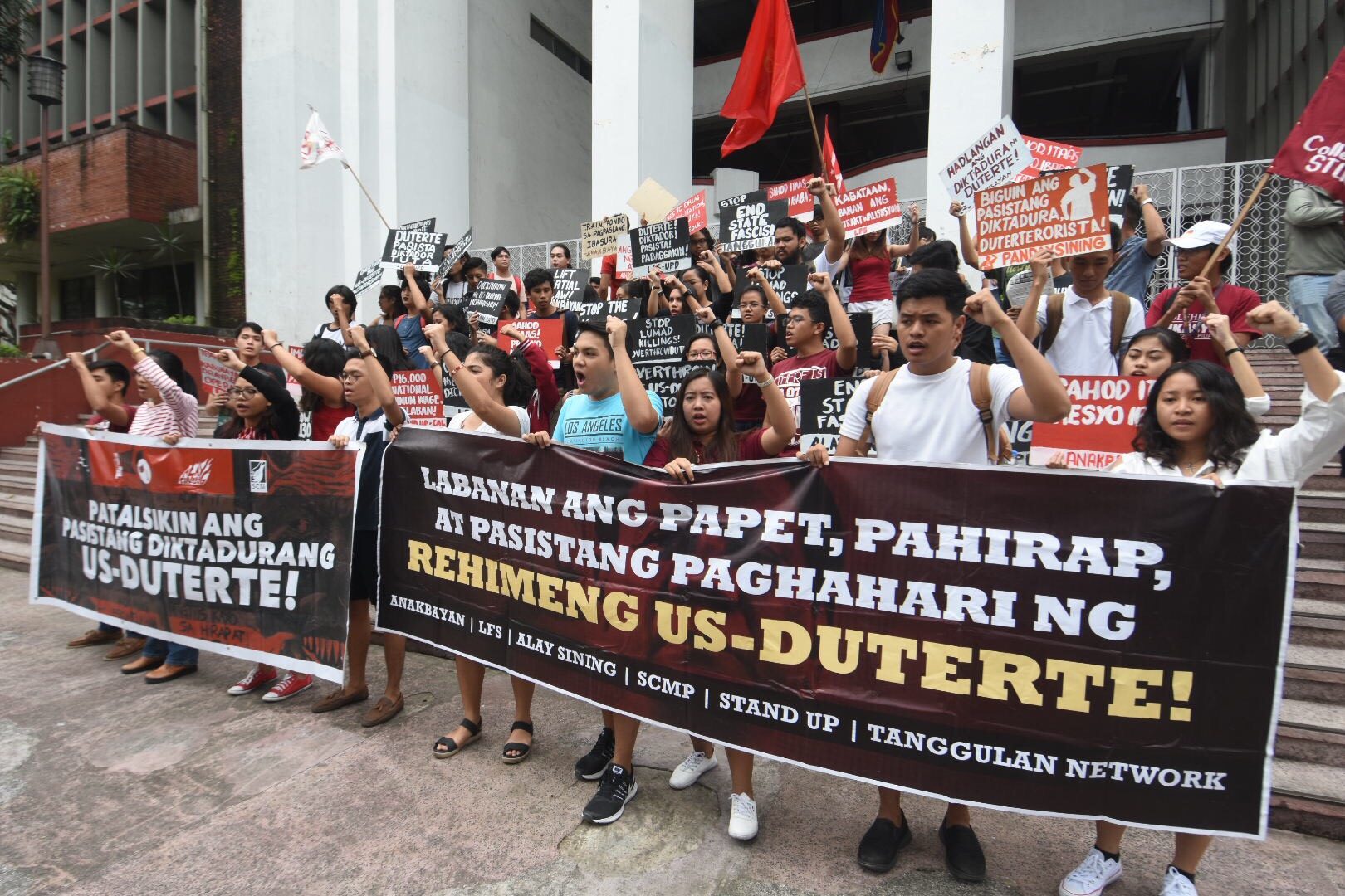 UP student groups vow bigger protests vs Duterte gov’t