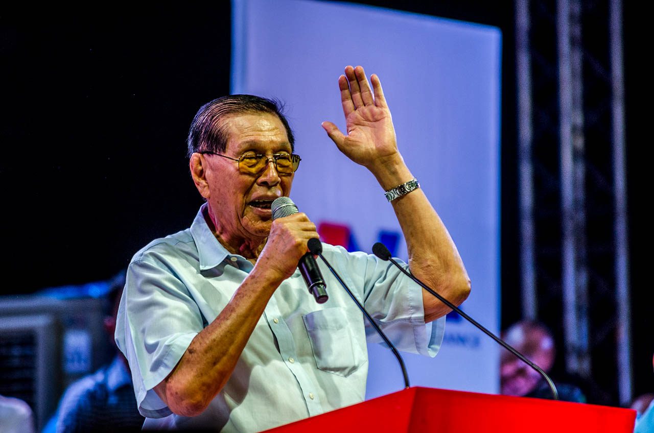 Enrile to stand trial for P172-M plunder charge