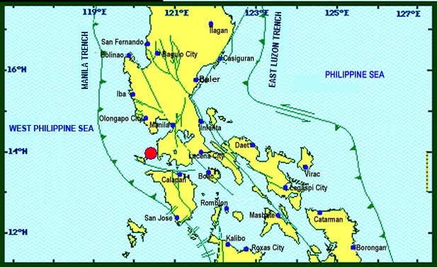 Magnitude 5.2 earthquake strikes off Batangas