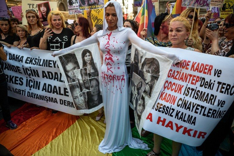 Hundreds protest in Istanbul over transgender woman’s murder