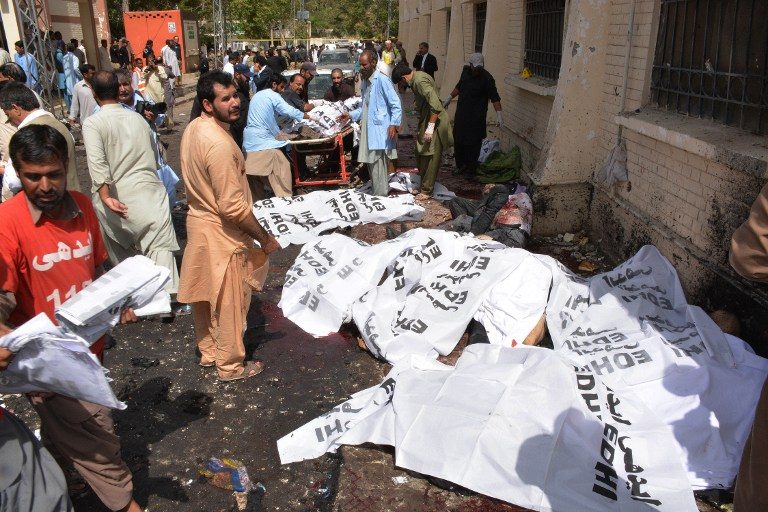 Carnage as Taliban kill 70 in Pakistan hospital bomb