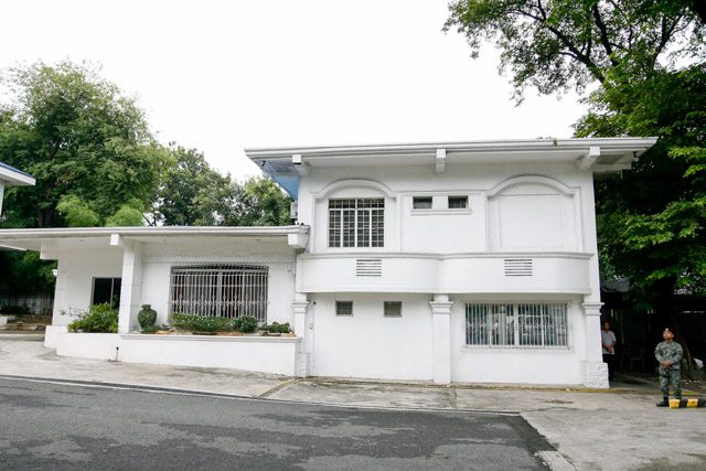 OLD 'WHITE HOUSE.' The old official residence of the PNP chief is in the same compound as its updated version. 