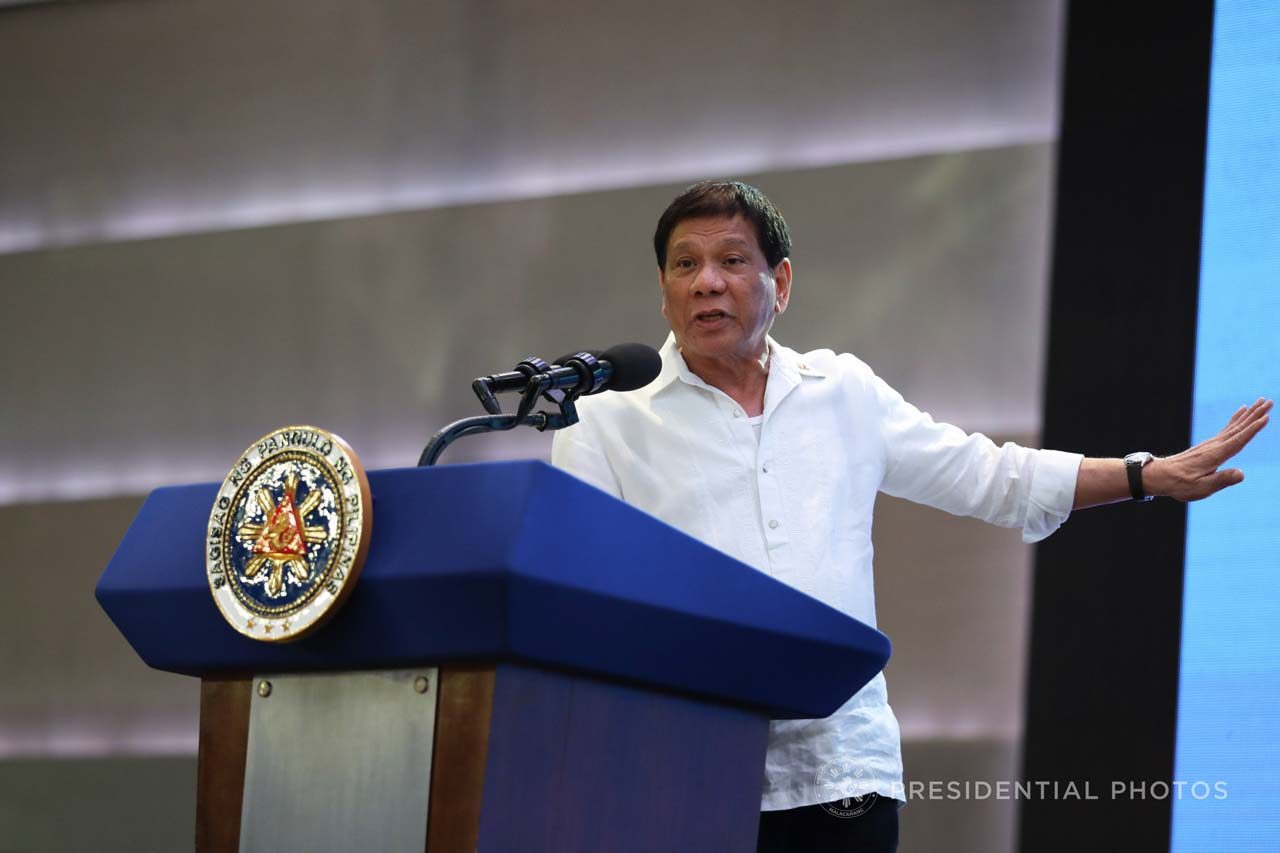 Duterte still unaware of 2013 amendment to Pangilinan law