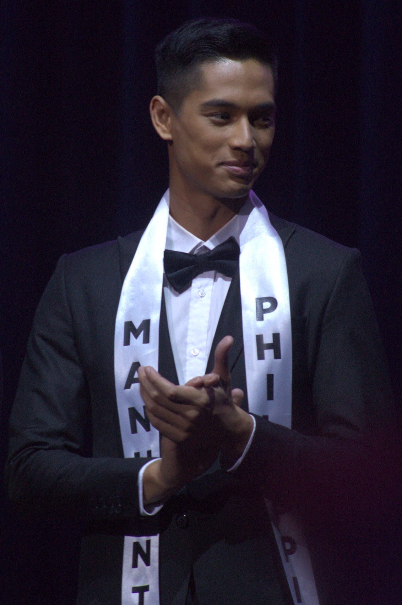 TOP 16. Philippines' Daumier Corilla during the finals of Manhunt International 2020. Photo by Ness Fiestan/Rappler 