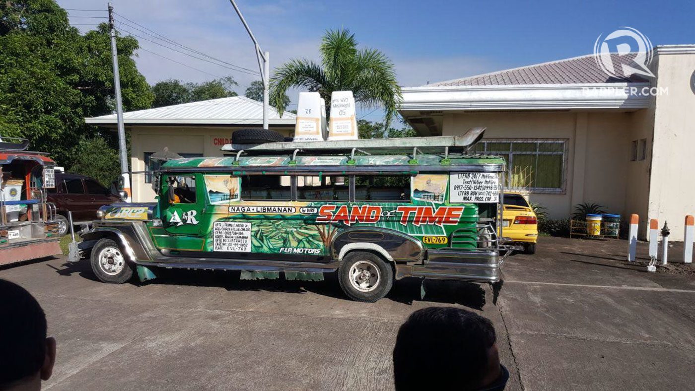 TRANSPORT. The ballot boxes are brought to the capitol aboard jeepneys and trucks. Photo by OVP 
