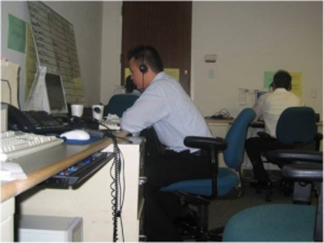 WHERE IT ALL STARTED. Kalibrr CEO Paul Rivera in 2003 as a call center agent for Fisher Investments in San Francisco, California. Photo via Kalibrr 