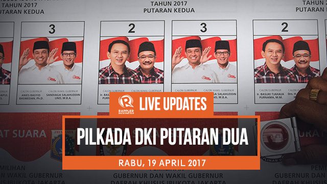 LIVE UPDATES: Pilkada DKI Jakarta putaran kedua
