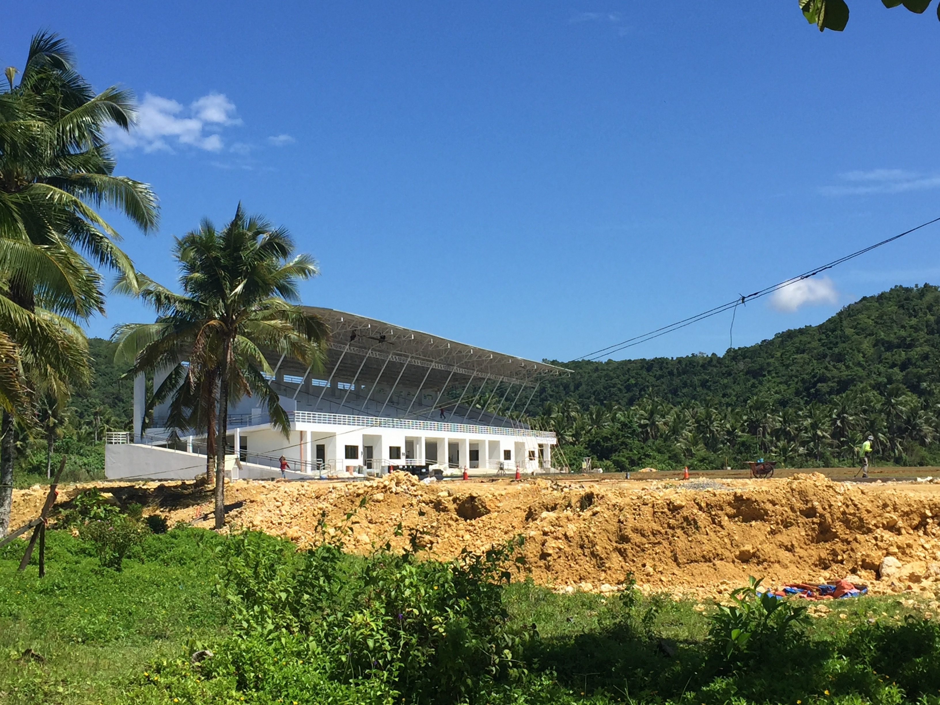 SPORTS COMPLEX. Part of the budget for infrastructure in Surigao del Norte is allocated for the construction of this sports complex in Dapa  