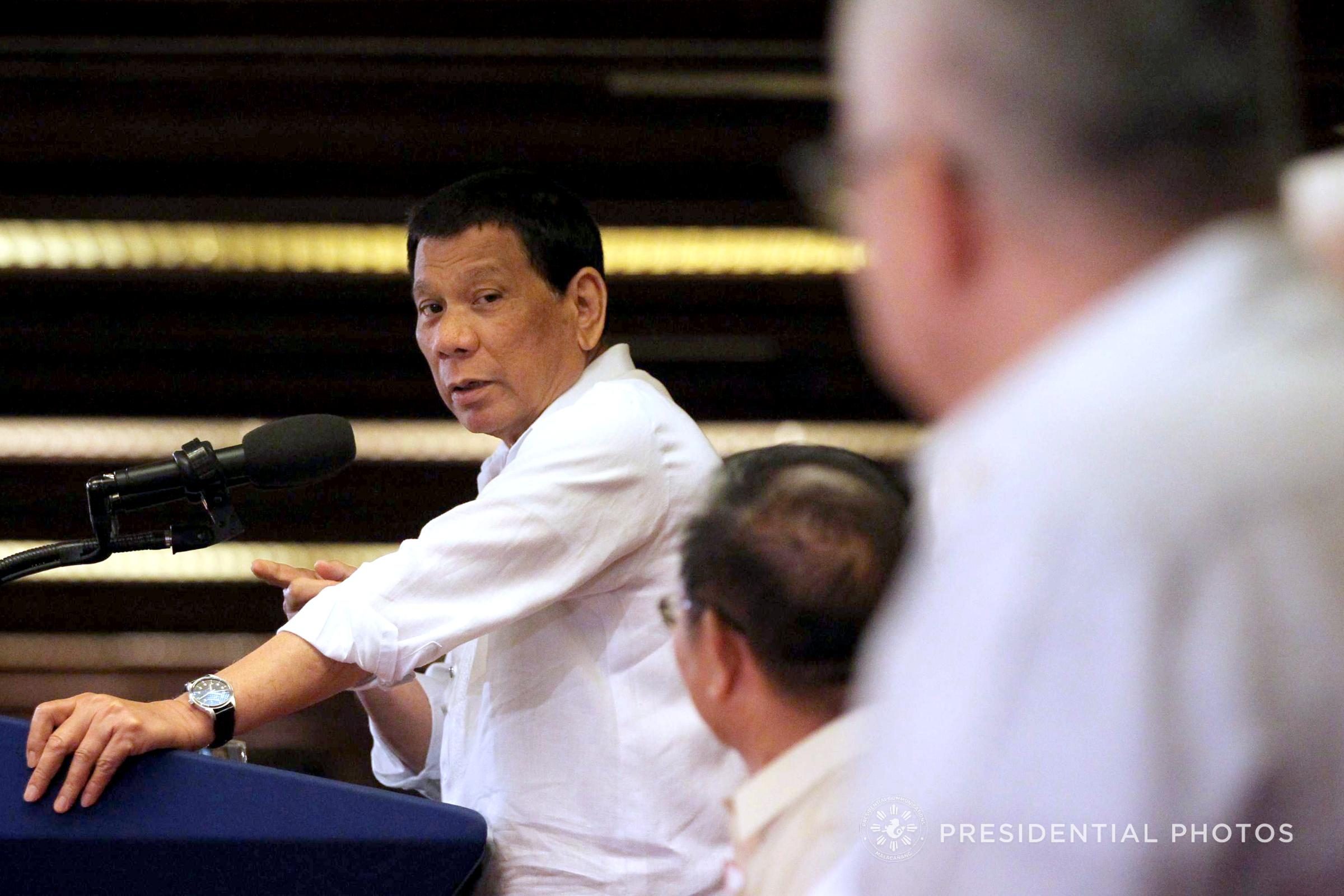 Duterte wants to ‘abolish’ Evasco-led NFA Council