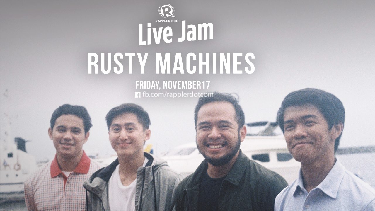 [WATCH] Rappler Live Jam: Rusty Machines