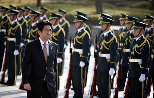 PM Abe’s cabinet approves largest defense budget